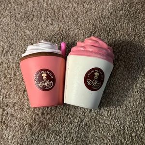 two pair big coffee squishies